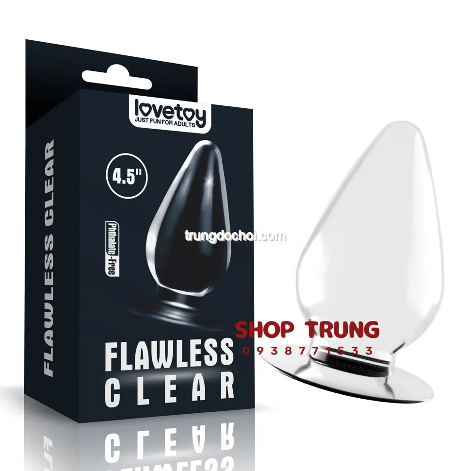 Phích Cắm Hậu Môn 6cm Trong Suốt Lovetoy Hấp Dẫn Mua Ngay