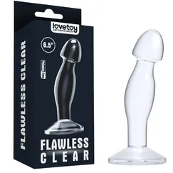 Phích cắm tuyến tiền liệt Lovetoy trong suốt khám phá cực khoái