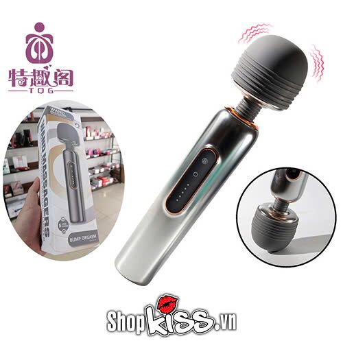 Chày rung mát xa Wand Massager Bump Orgasm cao cấp sưởi ấm