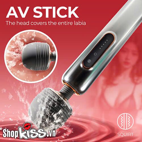 Chày rung mát xa Wand Massager Bump Orgasm cao cấp sưởi ấm