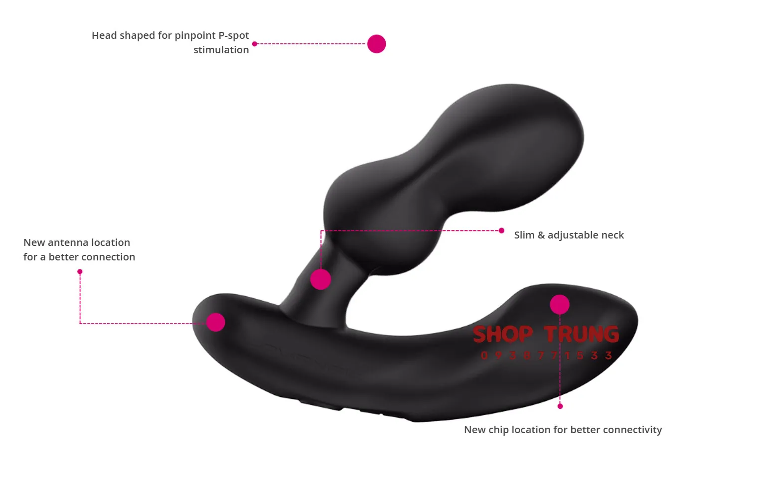 Lovense Edge 2 Máy Rung Hậu Môn Cao Cấp Kích Thích Mạnh Mẽ