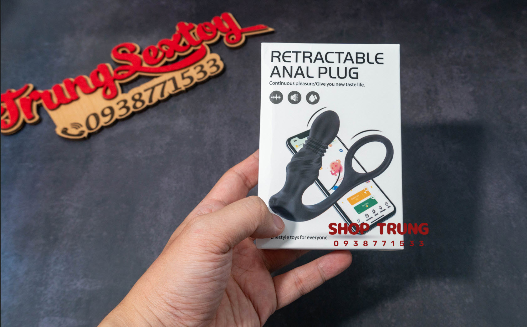 Máy Mát Xa Tuyến Tiền Liệt Thông Minh Rung Thụt Hiệu Quả