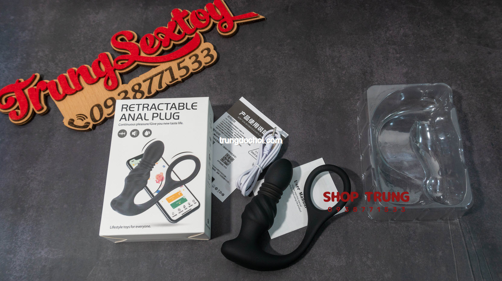 Máy Mát Xa Tuyến Tiền Liệt Thông Minh Rung Thụt Hiệu Quả