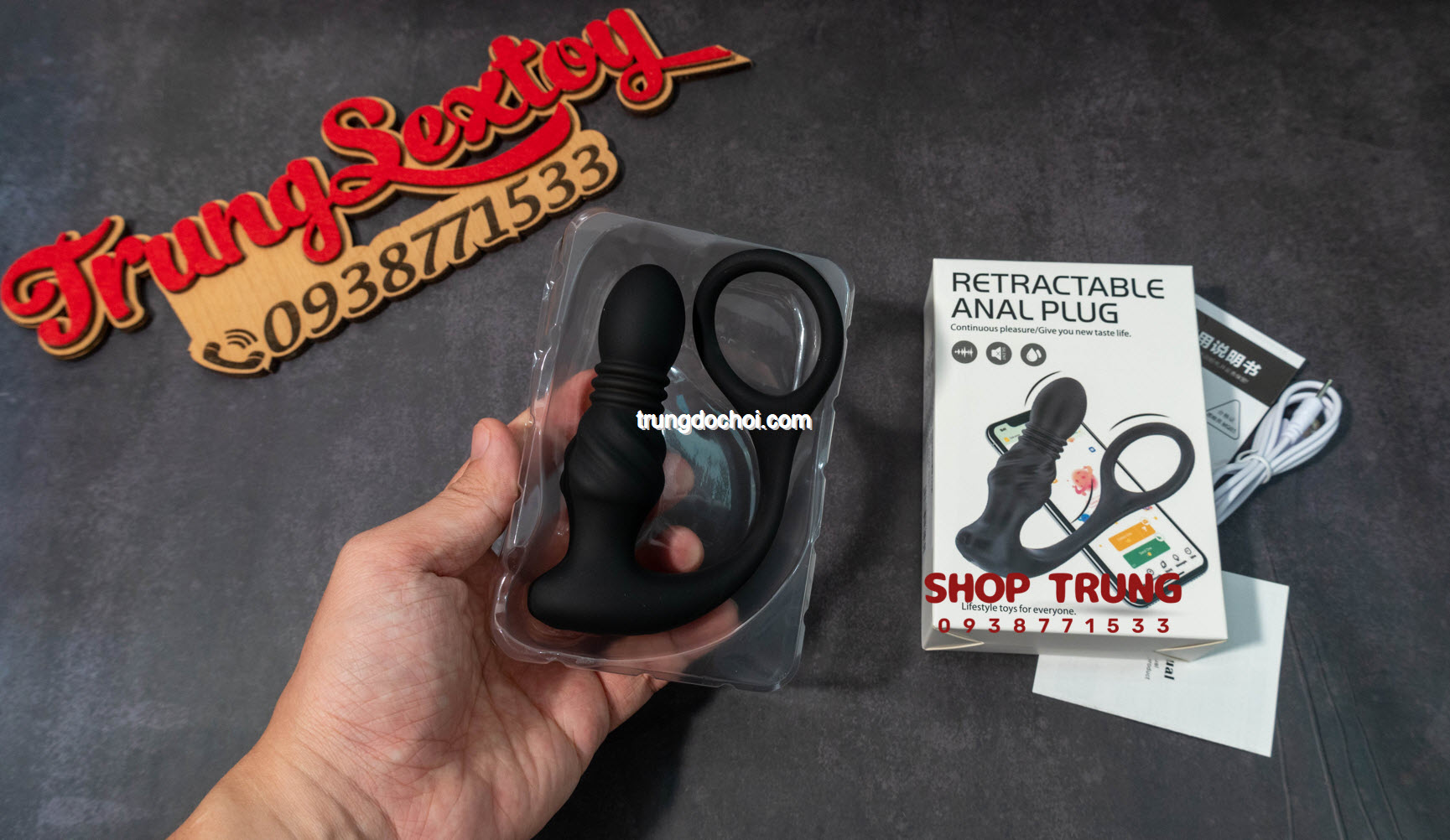 Máy Mát Xa Tuyến Tiền Liệt Thông Minh Rung Thụt Hiệu Quả