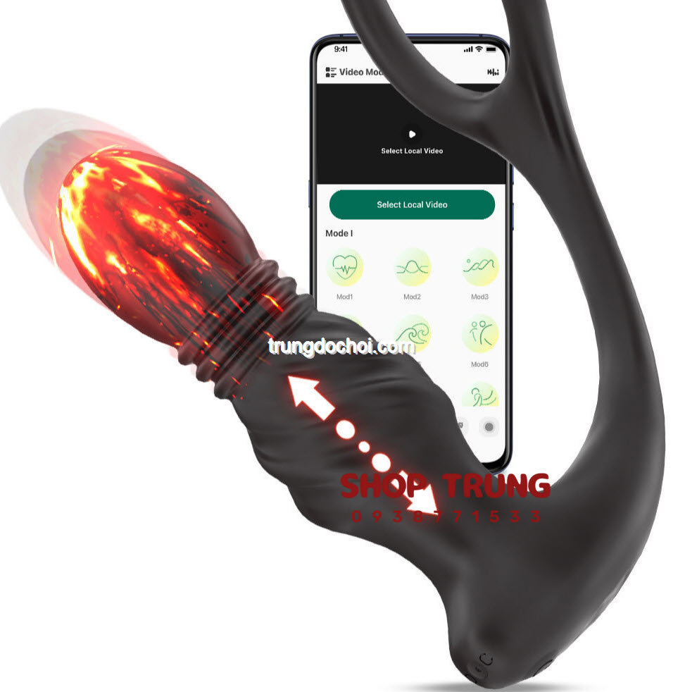 Máy Mát Xa Tuyến Tiền Liệt Thông Minh Rung Thụt Hiệu Quả