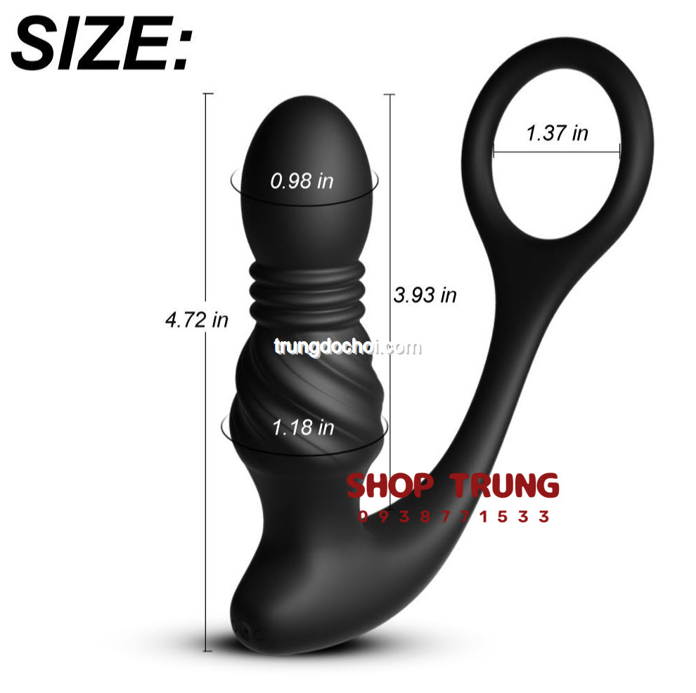 Máy Mát Xa Tuyến Tiền Liệt Thông Minh Rung Thụt Hiệu Quả