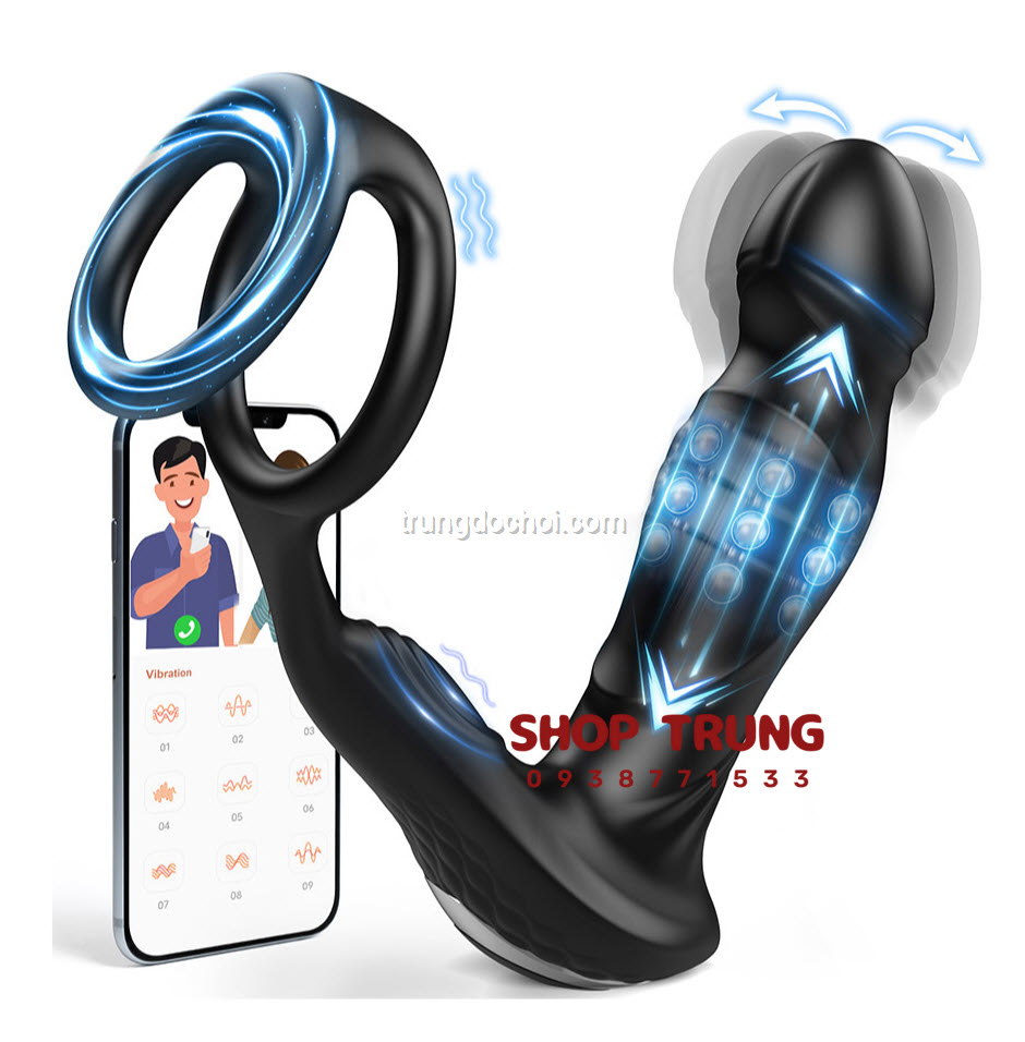 Máy Massage Tiền Liệt Tuyến Rung Cao Cấp Kết Nối App Thông Minh