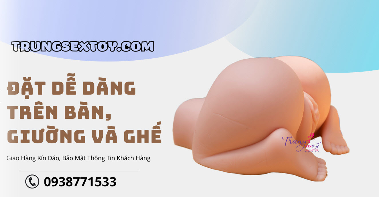 Búp bê tình dục Doggy 4D silicon thật như đời thực siêu kích thích