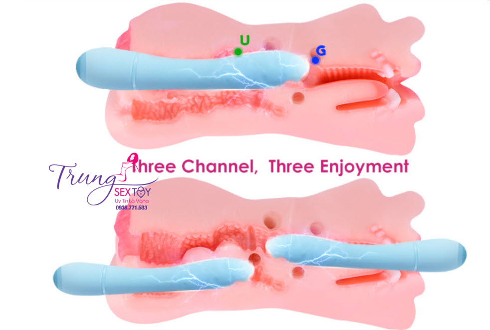 Âm Hộ Silicon Hai Đầu Mềm Mịn Tự Nhiên Hấp Dẫn Người Dùng