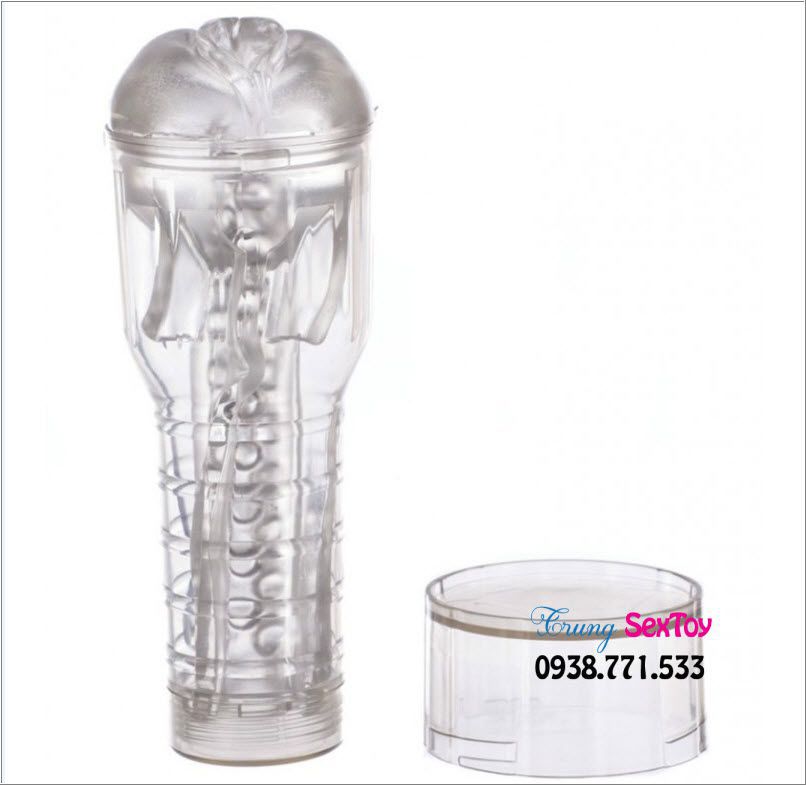 Âm đạo giả Fleshlight trong suốt siêu chân thật làm tình