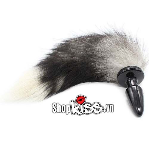 Đuôi chồn gắn hậu môn silicone kích thích hưng phấn bạn tình