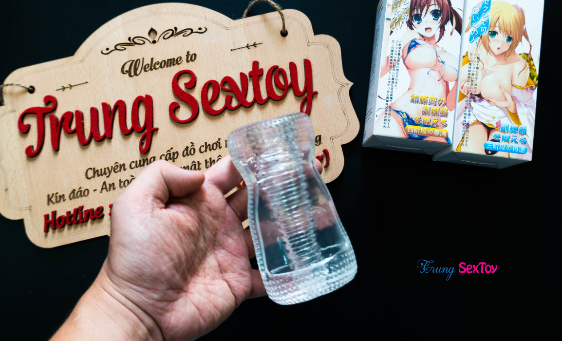 Âm đạo giả trong suốt dẻo dai Sextoy đỉnh cao cho nam