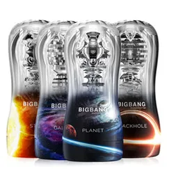 Cốc thủ dâm BigBang trong suốt reusable 17x7,5cm bảo hành kín đáo 
