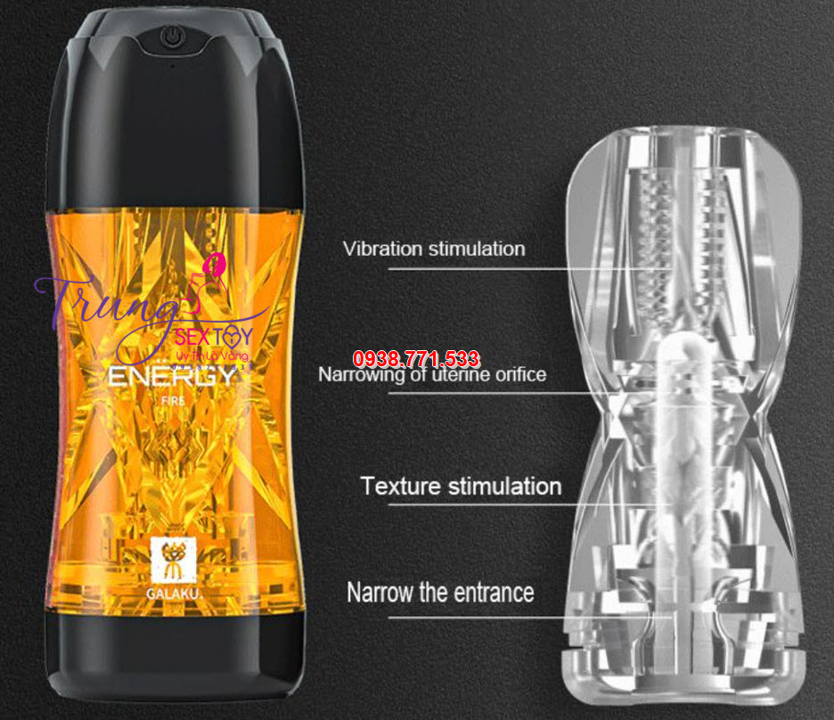 Cốc Tự Sướng Energy Galaku Đỉnh Cao Cho Phái Mạnh Tăng Khoái Cảm