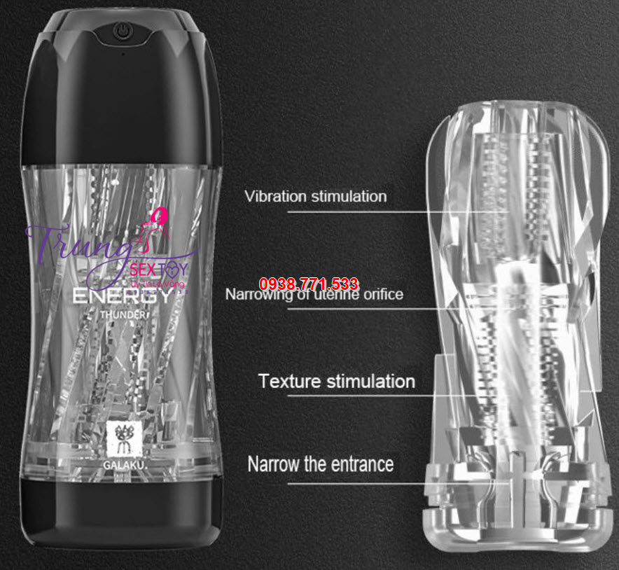 Cốc Tự Sướng Energy Galaku Đỉnh Cao Cho Phái Mạnh Tăng Khoái Cảm