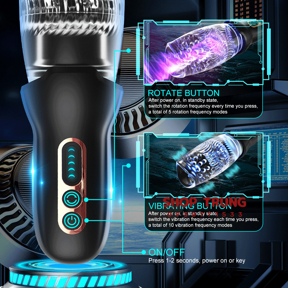 Máy tự sướng Touch Girl tự động xoay thụt mút cực phê nam