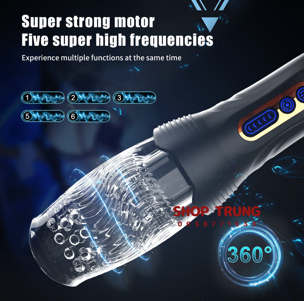 Máy tự sướng Touch Girl tự động xoay thụt mút cực phê nam