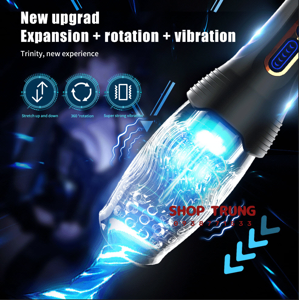 Máy tự sướng Touch Girl tự động xoay thụt mút cực phê nam