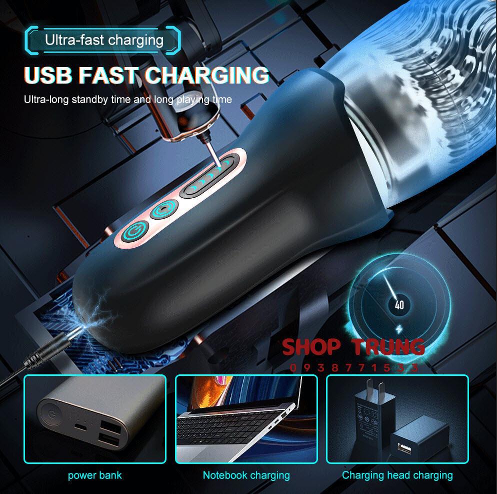 Máy tự sướng Touch Girl tự động xoay thụt mút cực phê nam