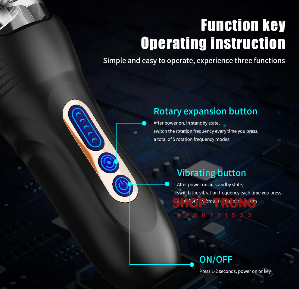 Máy tự sướng Touch Girl tự động xoay thụt mút cực phê nam