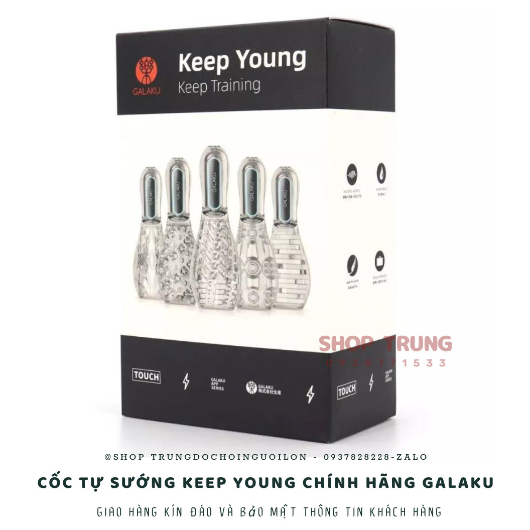 Cốc Tự Sướng Galaku Keep Young - Cục Rung Mạnh Mẽ, Thiết Kế Nhỏ Gọn