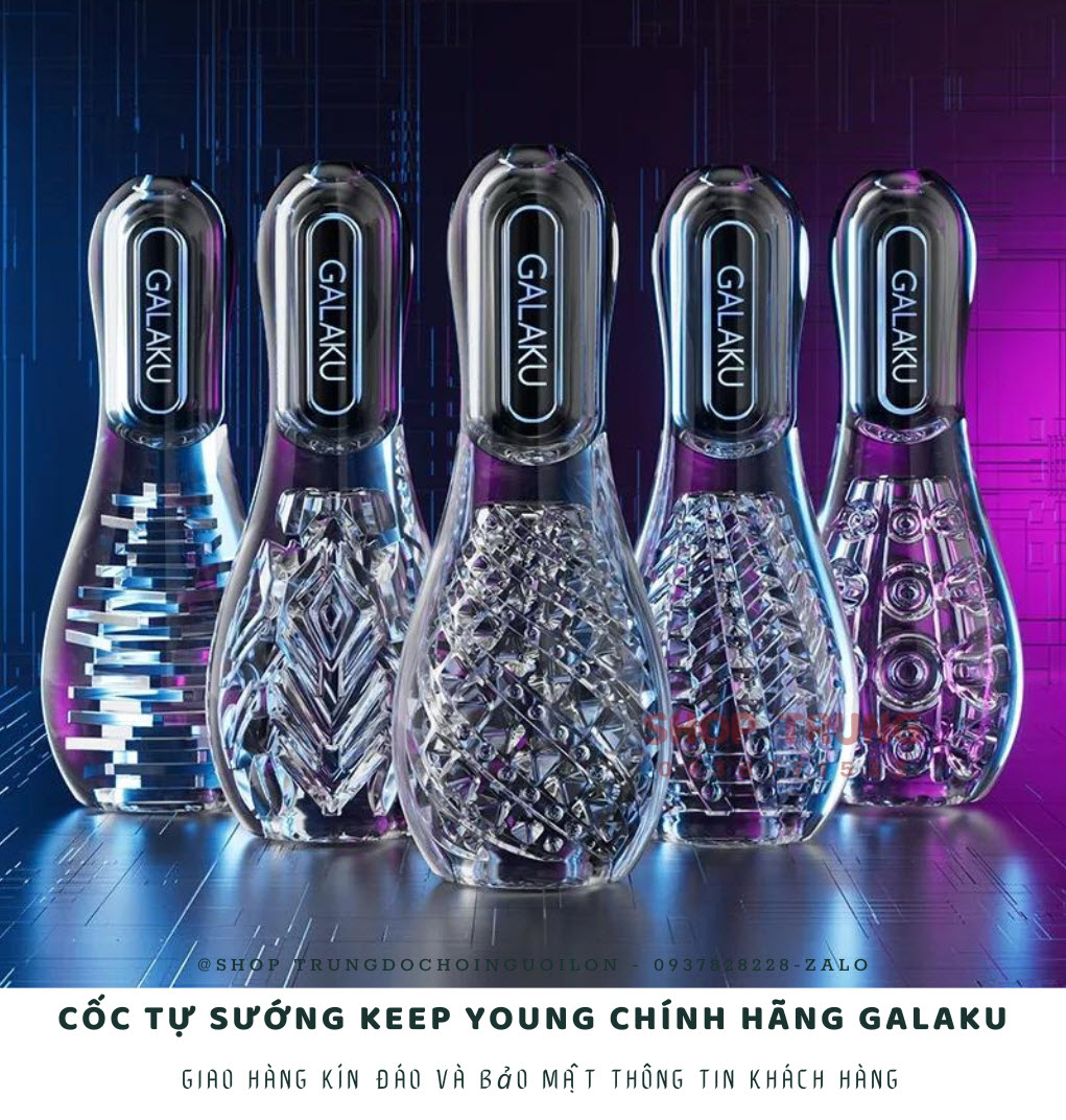 Cốc Tự Sướng Galaku Keep Young - Cục Rung Mạnh Mẽ, Thiết Kế Nhỏ Gọn