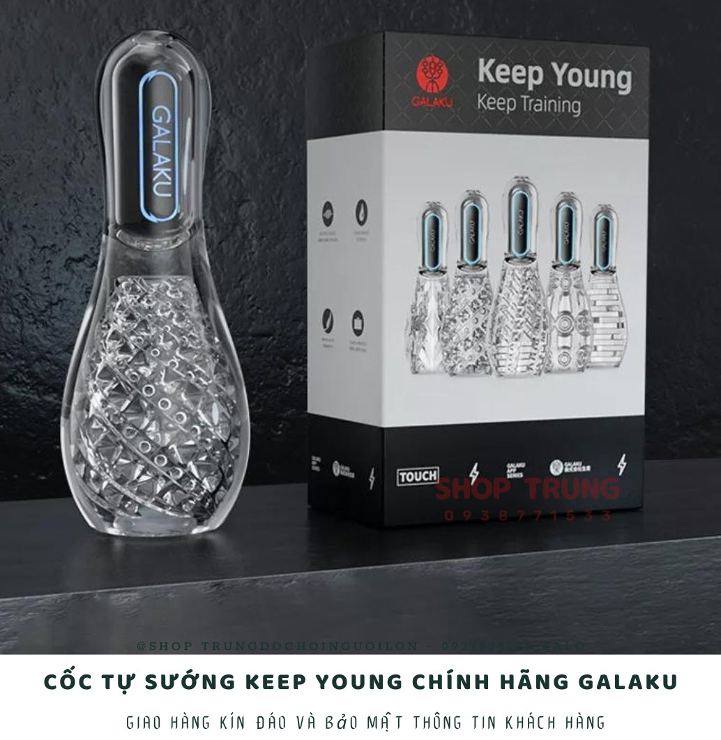 Cốc Tự Sướng Galaku Keep Young - Cục Rung Mạnh Mẽ, Thiết Kế Nhỏ Gọn
