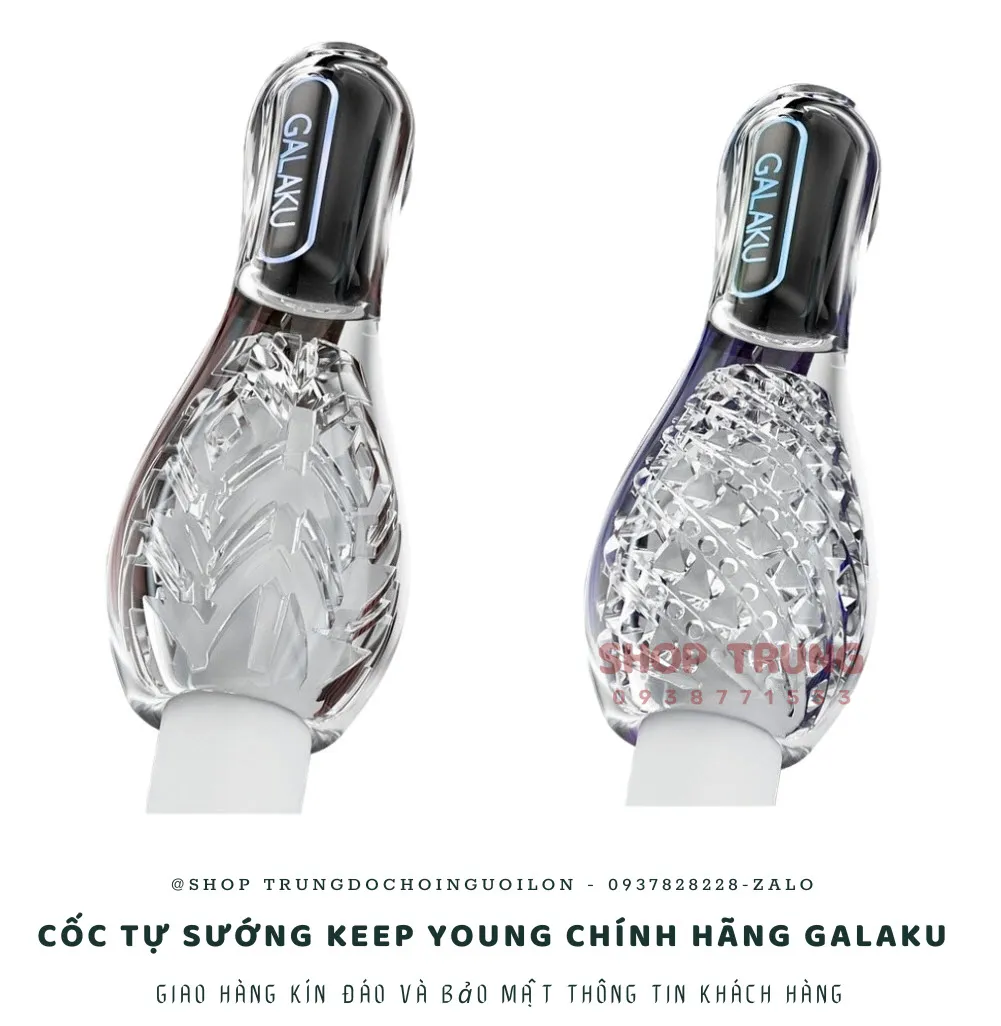 Cốc tự sướng Galaku Keep Young thiết kế nhỏ gọn rung mạnh sướng