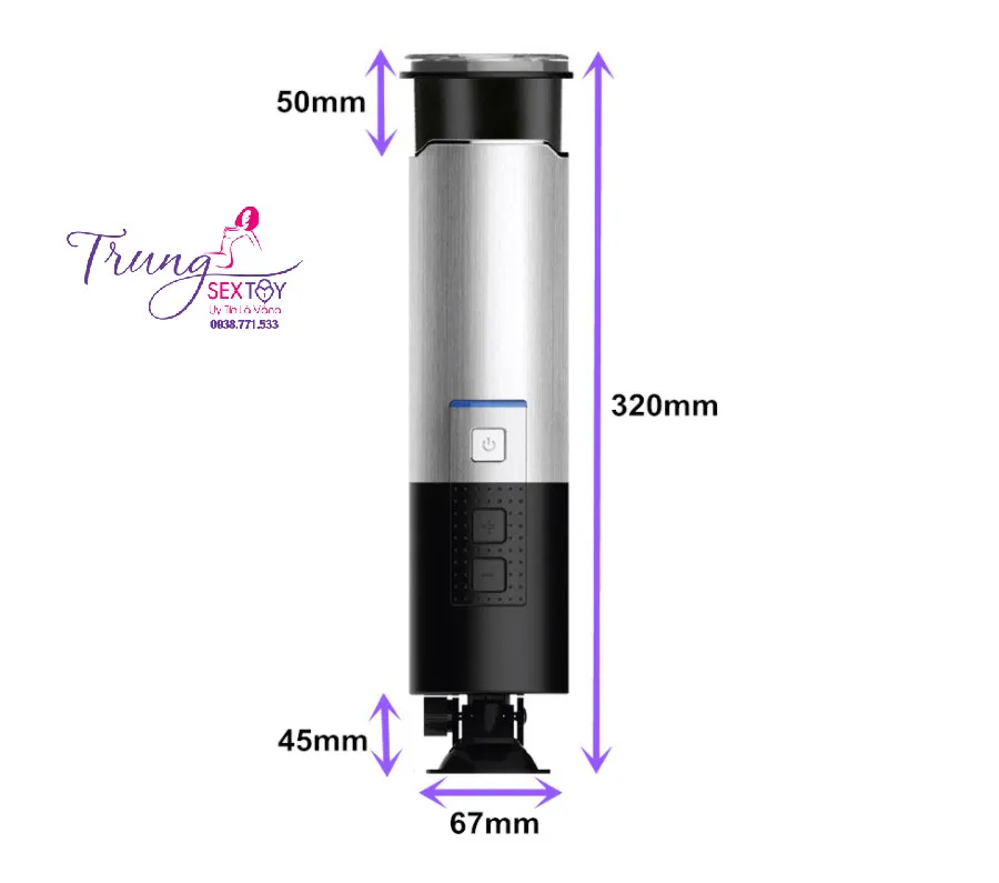 Máy thủ dâm rung thụt Leten X9 10 chế độ sạc USB hiện đại