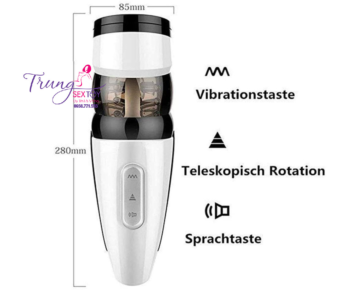 Máy thủ dâm Katerina 3 rung xoay tự động cực sướng hot