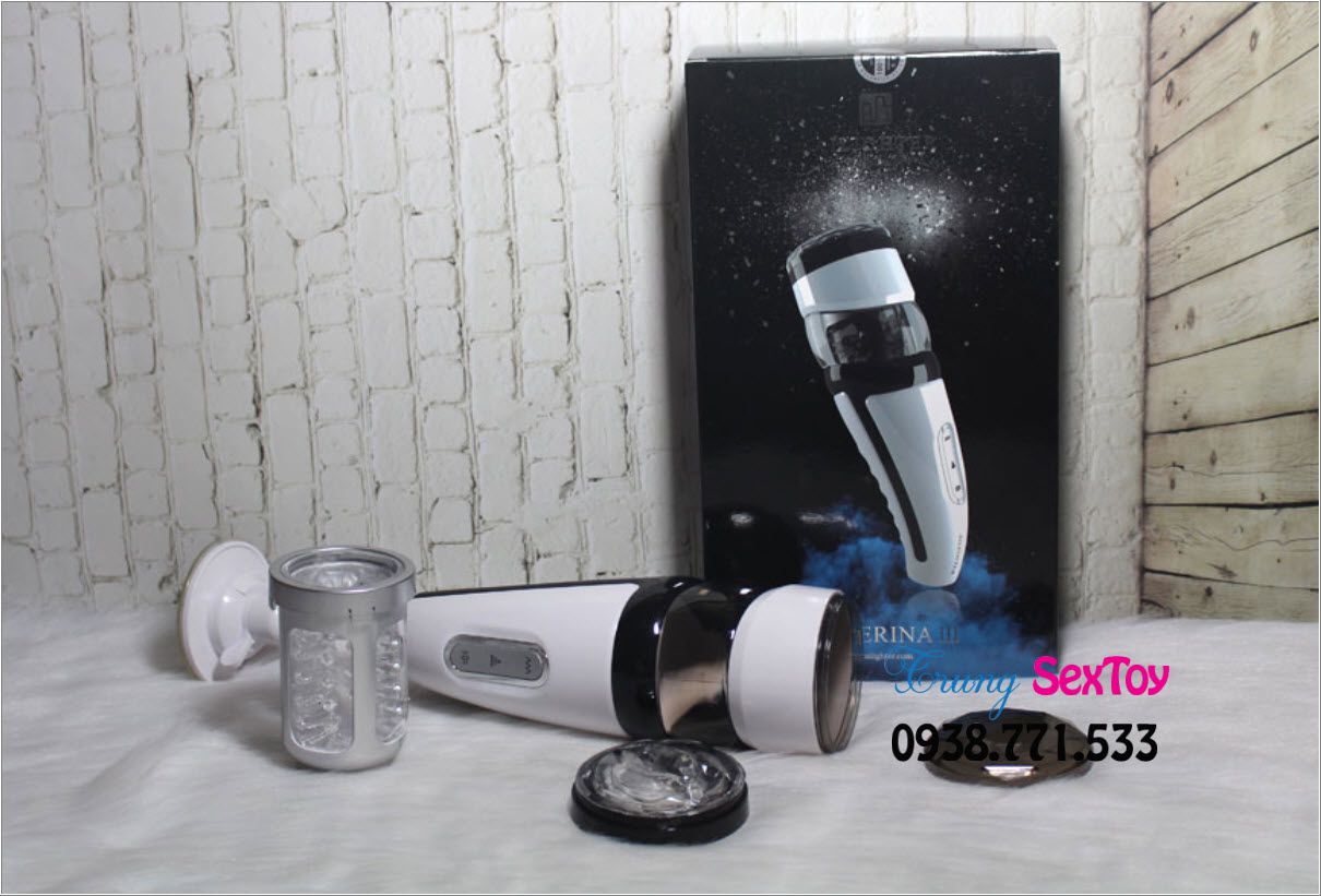 Máy thủ dâm Katerina 3 rung xoay tự động siêu kích thích nam