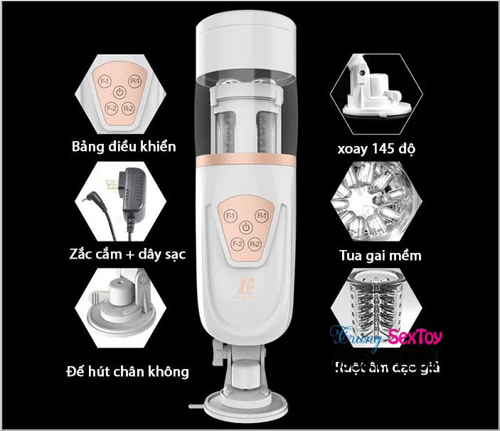 Máy Thủ Dâm Rung Thụt TeleScopic AirBag Tiện Lợi An Toàn Ngay