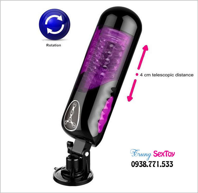 Máy thủ dâm EASYLOVE rung thụt tự động đa chế độ, cực sướng