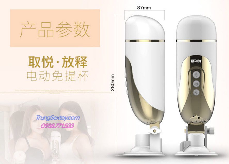 Máy thủ dâm tự động Funs Hands Free - Siêu thực, cực phê