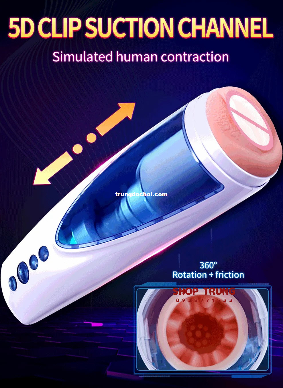 Máy rung âm đạo tự động gắn tường 2024 trải nghiệm đỉnh cao