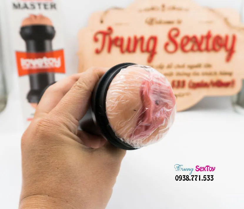 Âm đạo giả hai đầu Lovetoy silicon mềm mại trải nghiệm chân thật