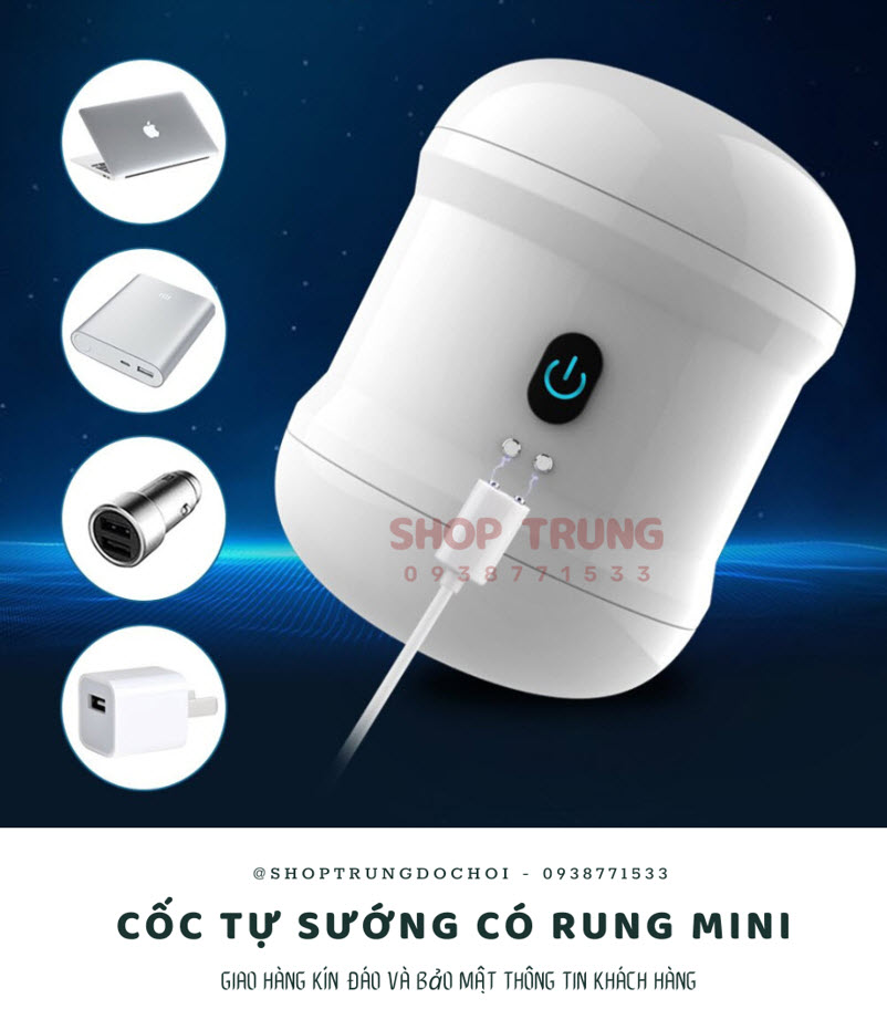Đồ chơi tự sướng mini rung cực mạnh cho nam tăng khoái cảm