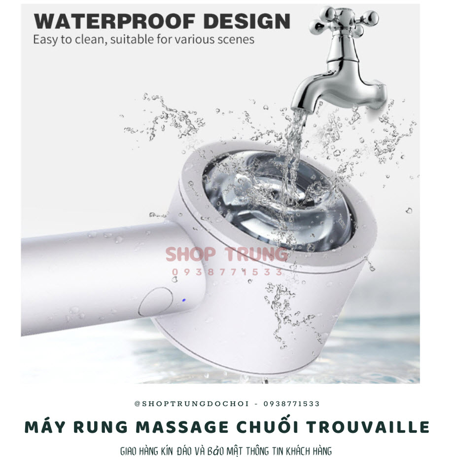 Máy Rung Massage Trouvaille Phê Đê Mạnh Mẽ Kích Thích Tối Ưu