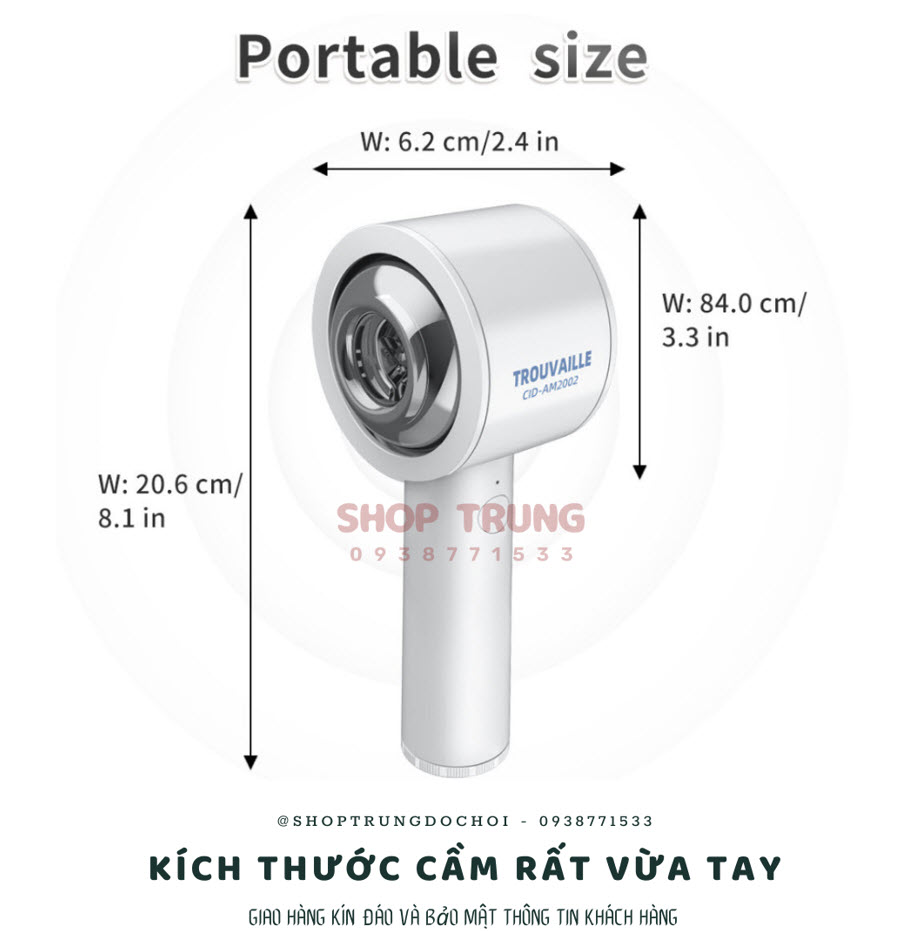 Máy Rung Massage Trouvaille Phê Đê Mạnh Mẽ Kích Thích Tối Ưu