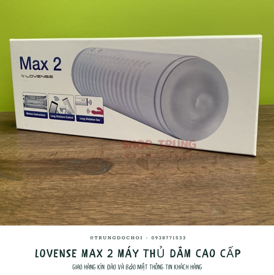 Lovense Max 2 Máy Massage Nam Cao Cấp Tăng Khoái Cảm