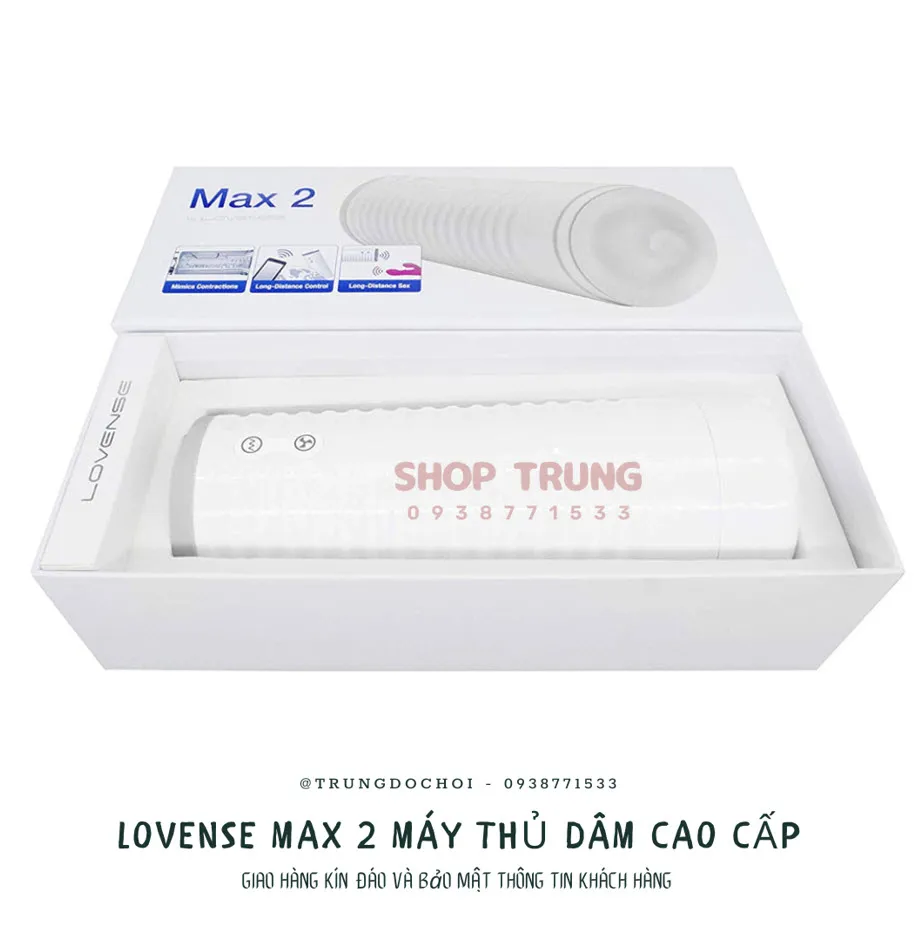 Lovense Max 2 máy tự cao cấp cho nam giải tỏa sinh lý