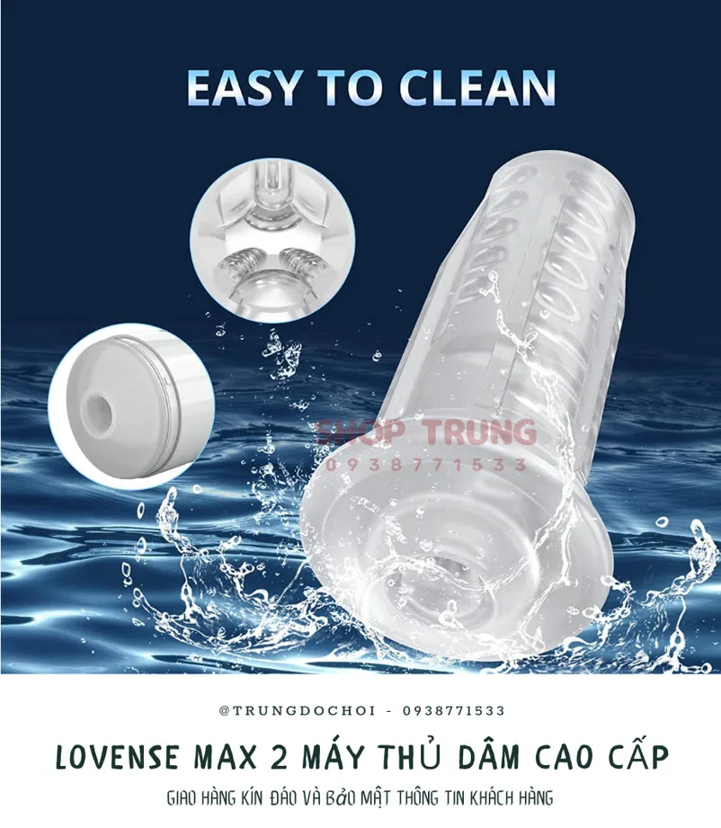 Lovense Max 2 máy tự cao cấp cho nam giải tỏa sinh lý