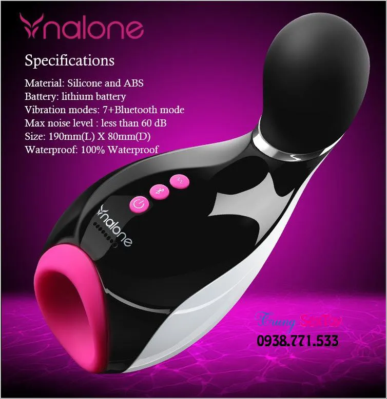 Máy thủ dâm Nalone Oxxy sức hút mãnh liệt cho nam giới thỏa mãn