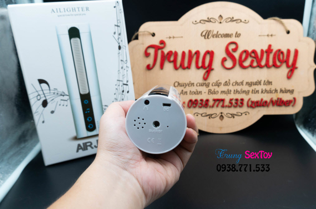 Máy bú mút tự động AILIGHTER AIRJET rung mạnh sưởi ấm 45°C