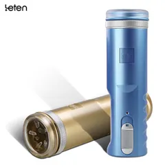 Máy thủ dâm rung thụt Leten 2 cấp độ silicon ABS pin AA chính hãng