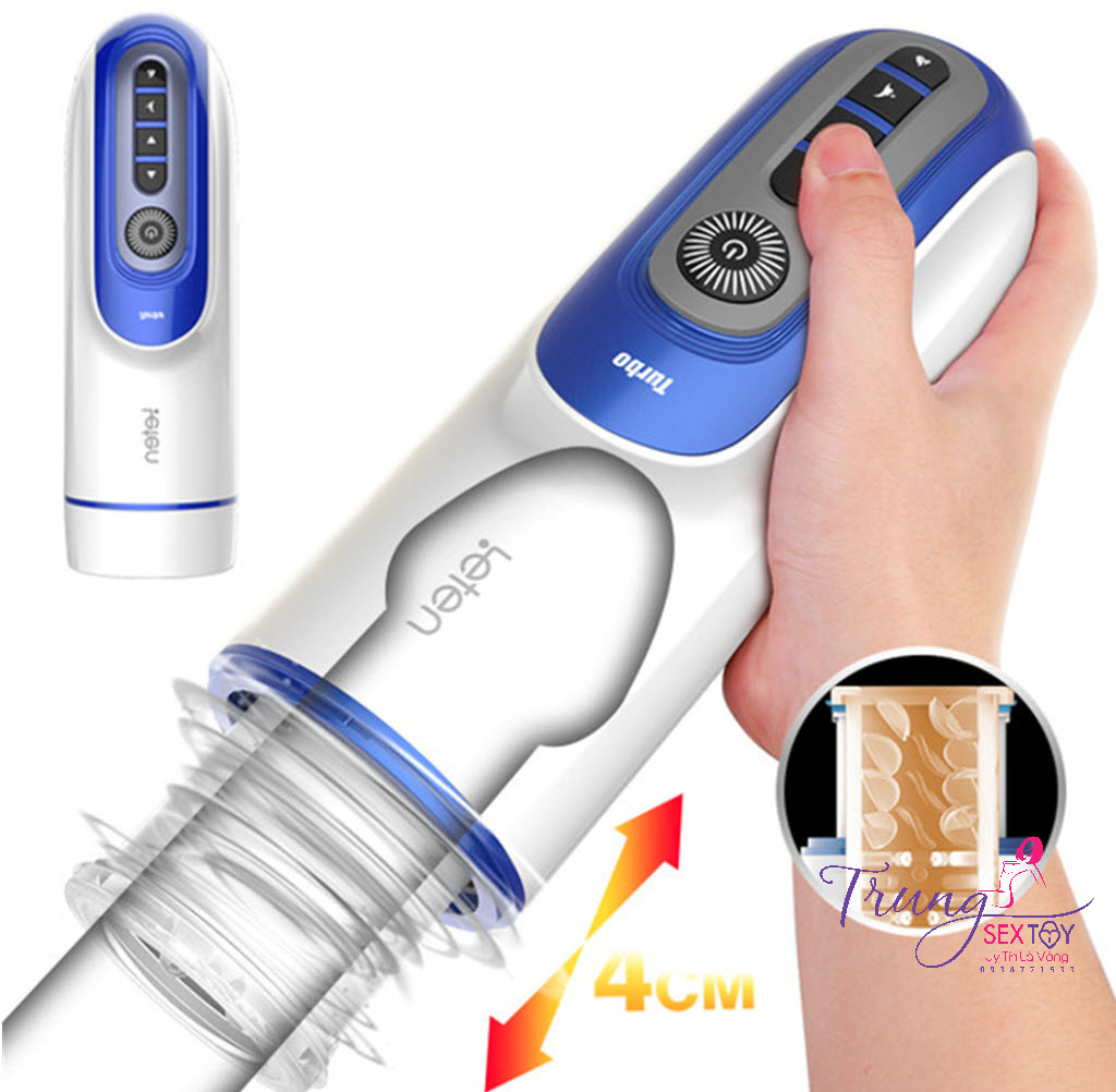 Máy thủ dâm Leten Turbo rung thụt cực mạnh