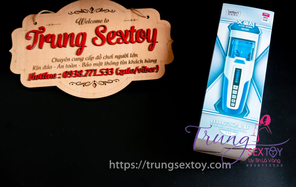 Leten Star Wars máy thủ dâm nam cao cấp, rung xoay 360° mạnh mẽ