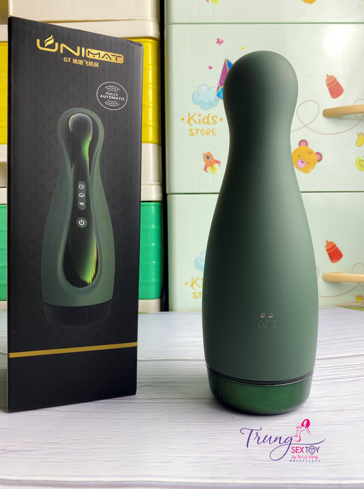 Máy Thủ Dâm Unimát Blowjob Tự Động Rung Hút Deep Throat