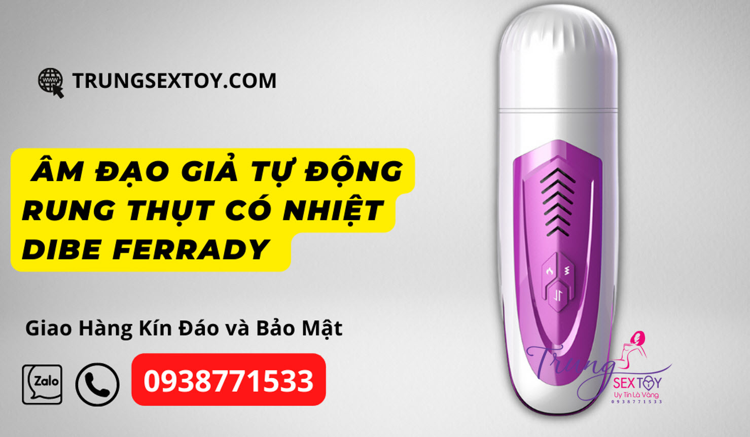 Máy rung thụt tự động Dibe Ferrady nhiệt siêu thực cảm giác thật