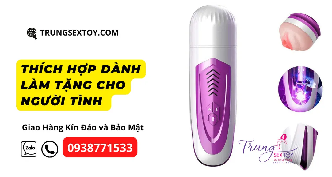 Máy rung thụt tự động Dibe Ferrady nhiệt siêu thực cảm giác thật